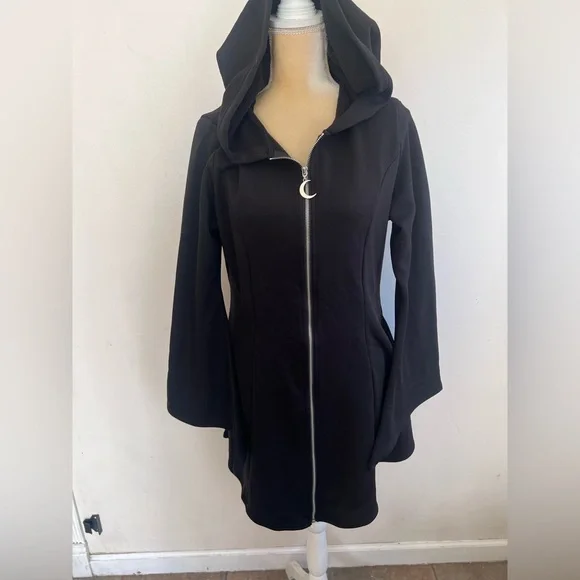 Killstar Deadly Cauldron Cloak size xl black goth witchy celestial - Picture 5 of 10